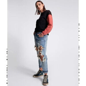 One by Teaspoon Awesome Baggies sz 27 Med Rise Low Waist Relaxed Jeans